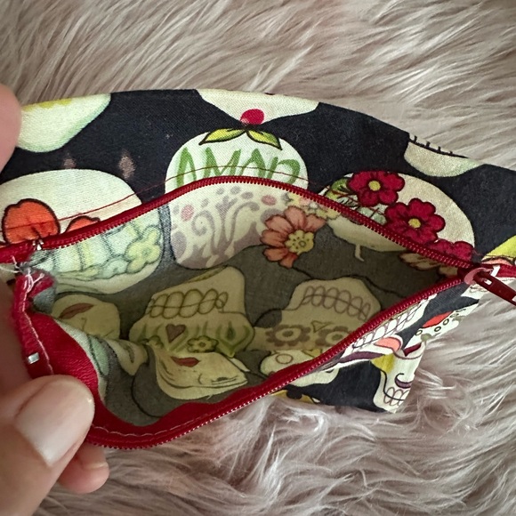 Frida Khalo cotton zip bag - Picture 3 of 3